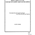 Hoàn thiện cơ chế giải quyết khiếu kiện hành chính hiện nay